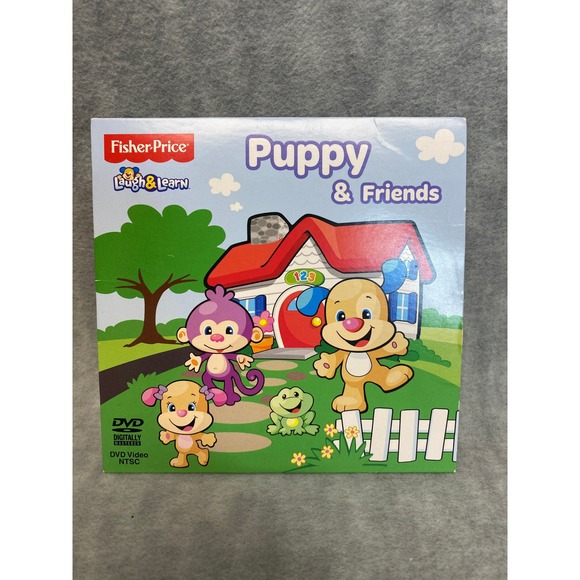 Fisher Price Laugh & Learn Puppy & Friends DVD 3 Languages - Educational Kids - Picture 1 of 5